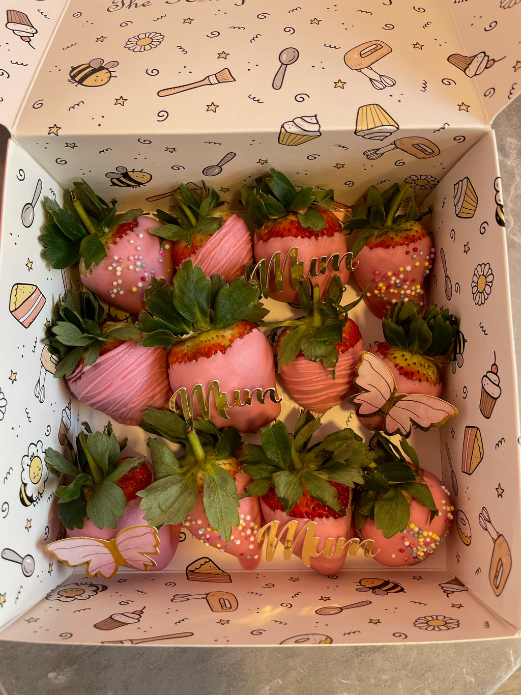 Mother's Day Chocolate Strawberry Box 🍓